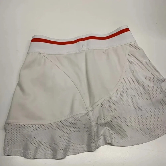 Stella McCartney adidas Court Skort Skirt Athletic Shorts White Red Size Medium - Picture 8 of 9